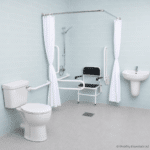 Exposed Lever White Seat