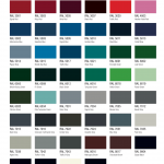 Dignity Grab Rail Packs RAL Colour Chart